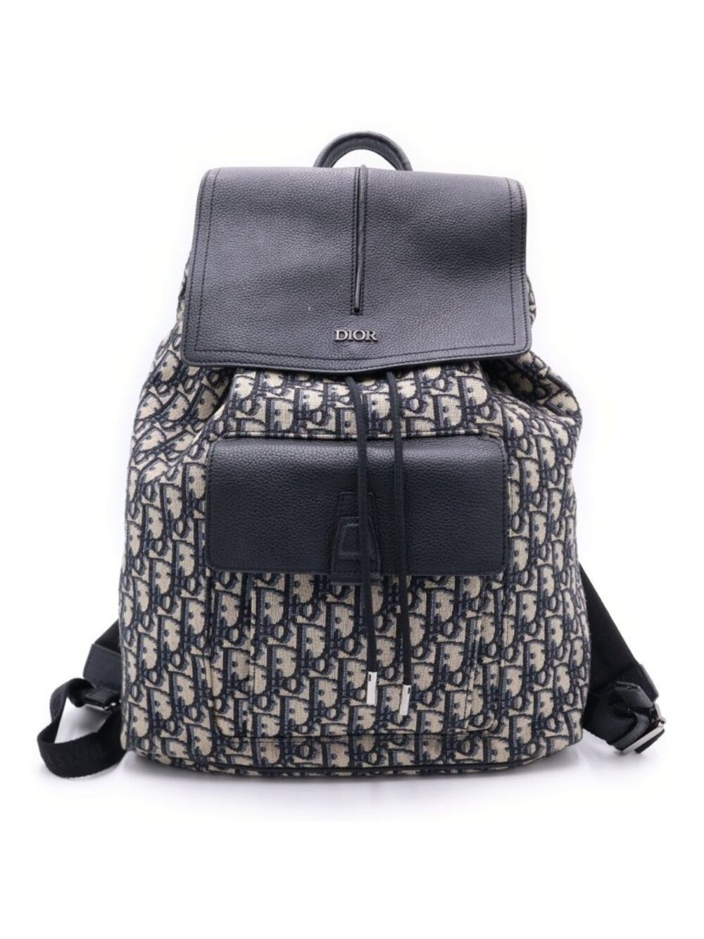 Dior Oblique Motion Backpack Navy Black